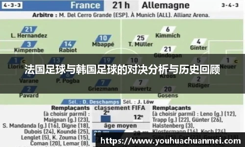 法国足球与韩国足球的对决分析与历史回顾